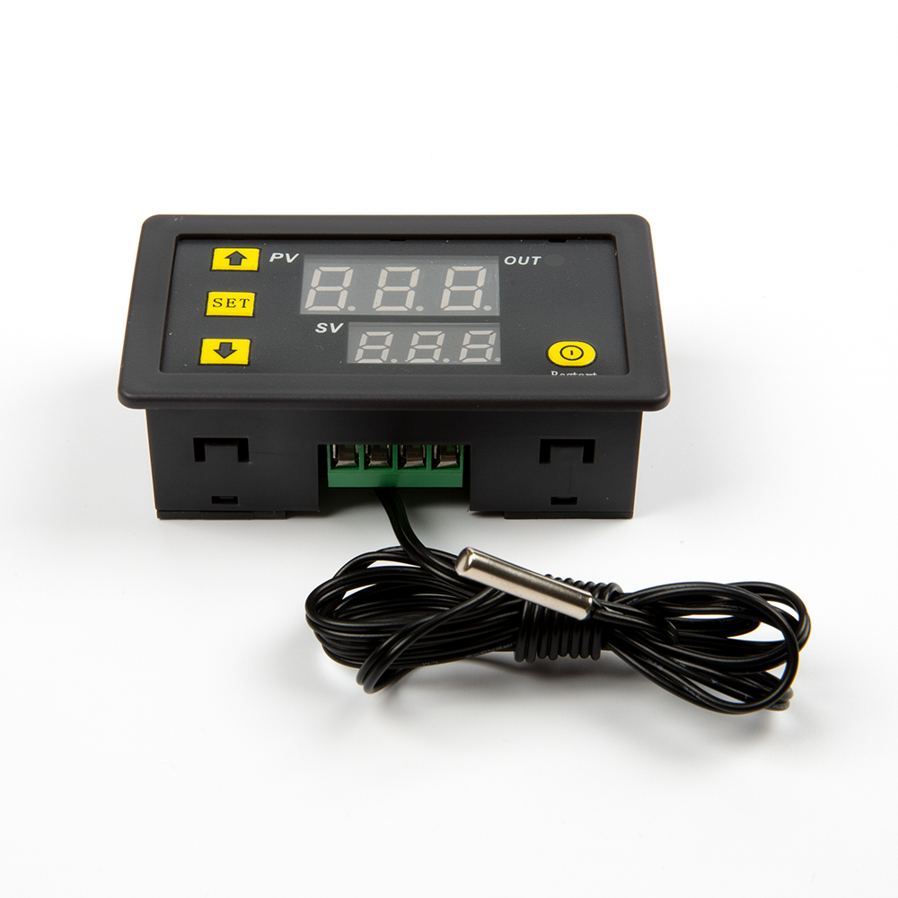 Цифровой терморегулятор (термостат) W3230 12в, кабель 1м